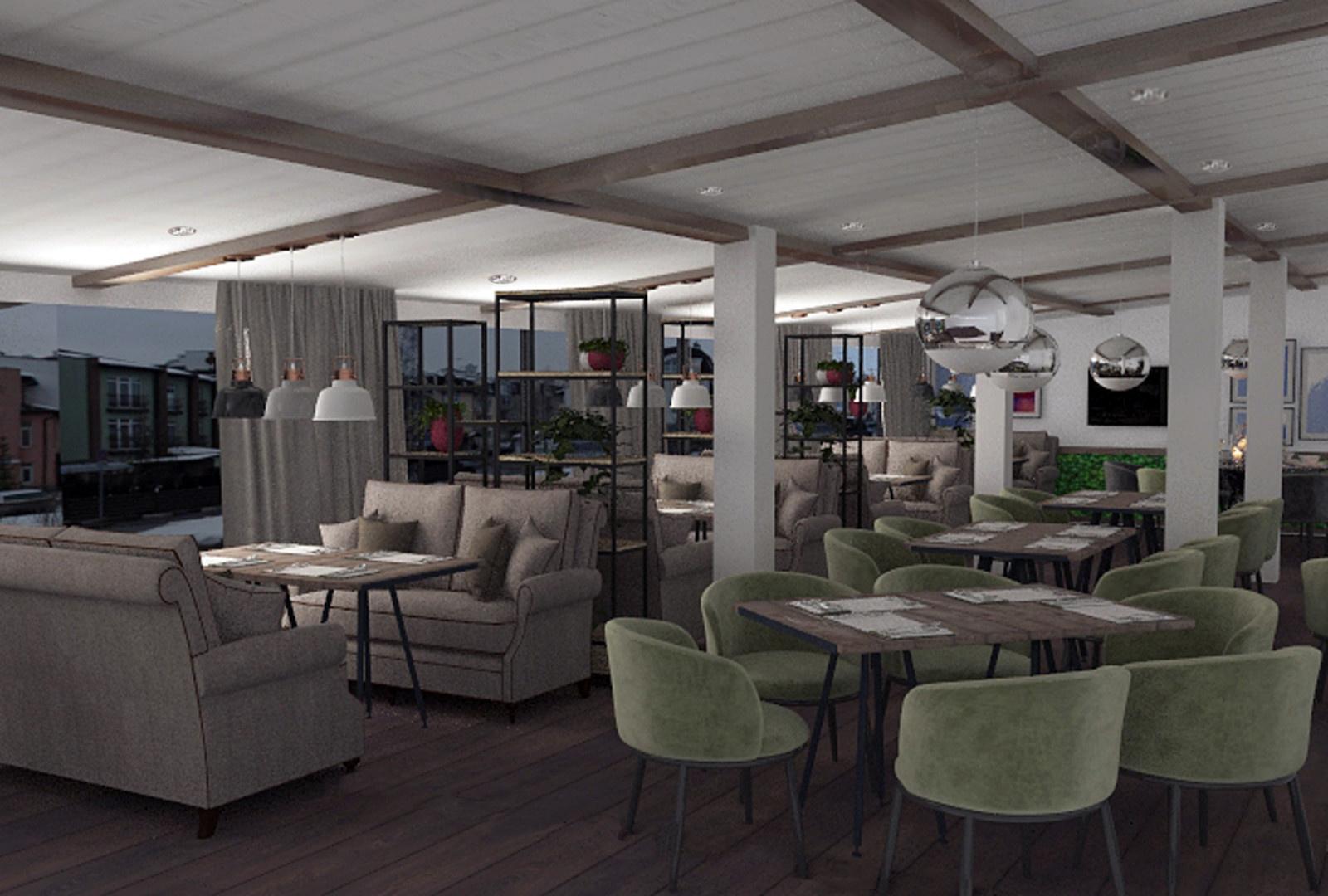 Дизайн проект для ресторана на ул. Пушкина