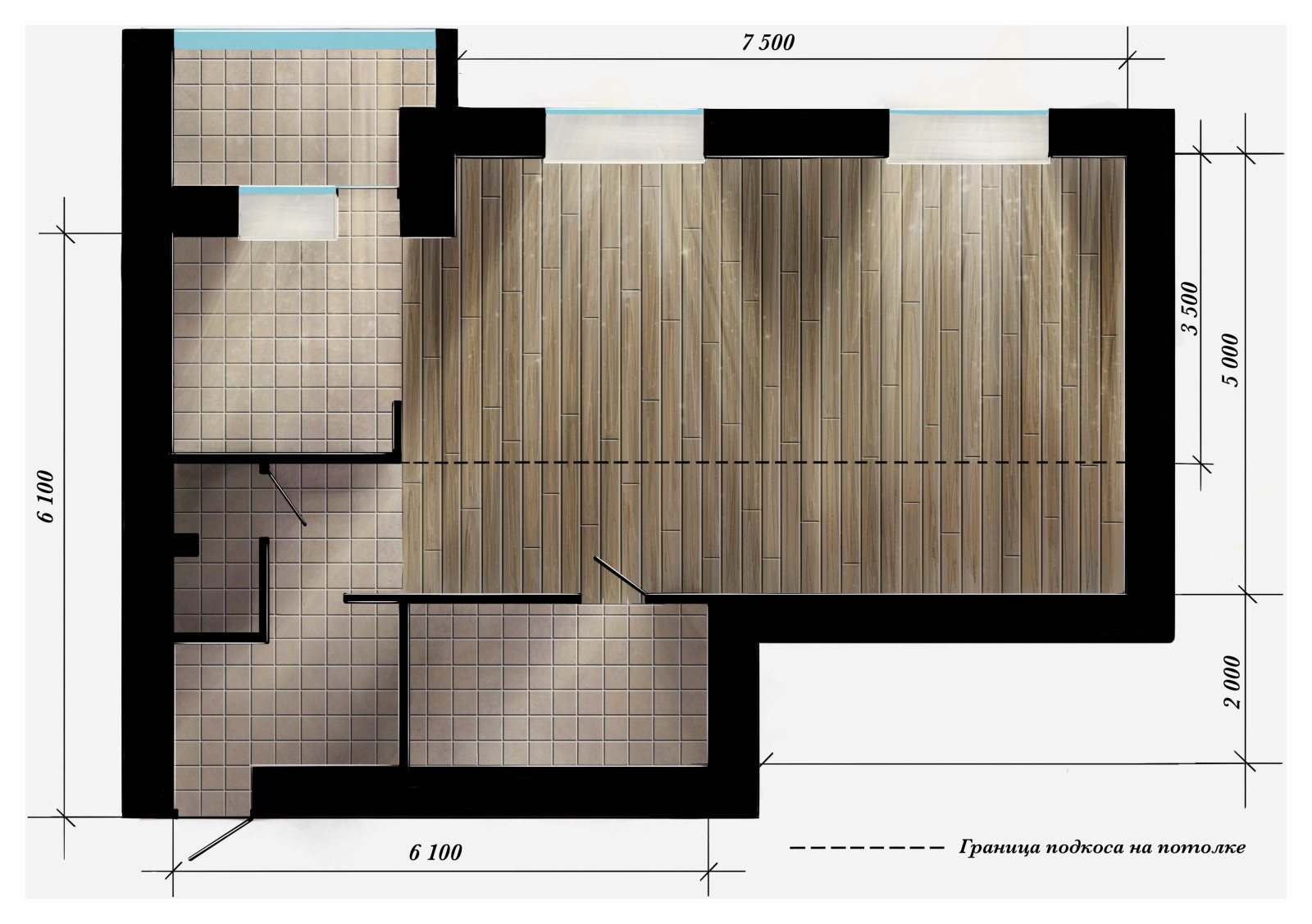 Квартира с чердаком