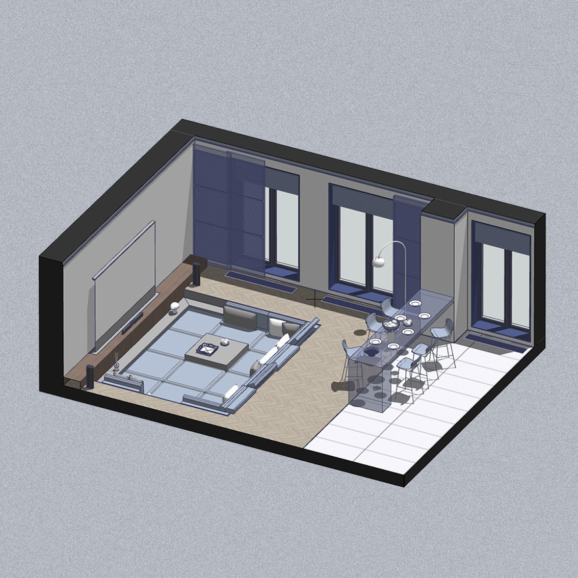 Дом с домашним кинотеатром