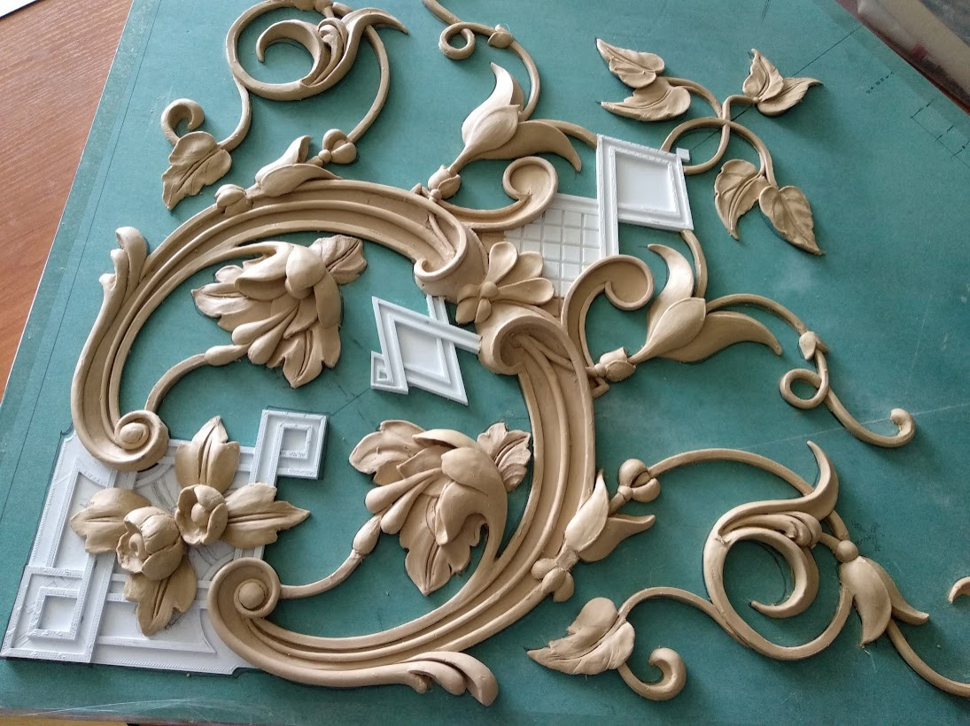 Элементы декора из гипса