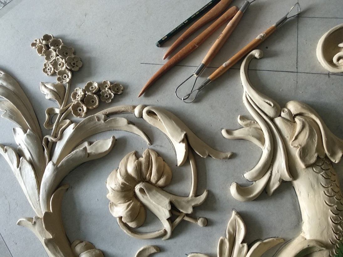Элементы декора из гипса