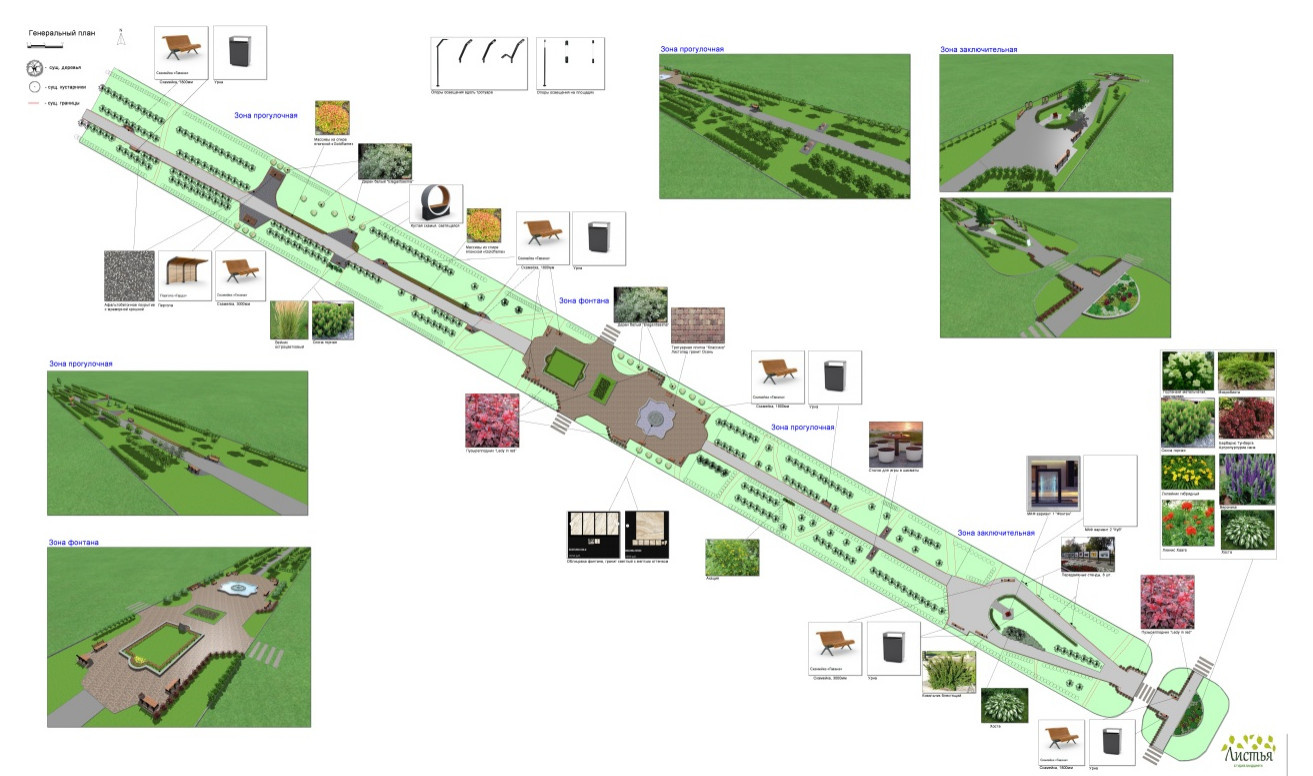 Обложка проекта: Эскиз реконструируемой улицы г. Братск