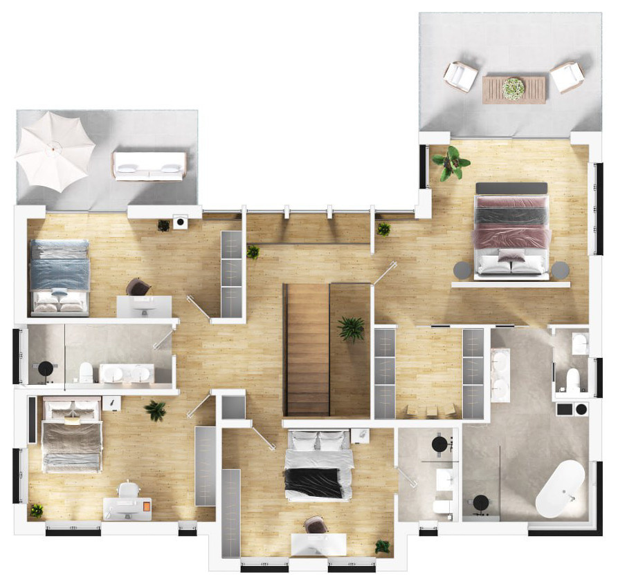 3D-Grundriss