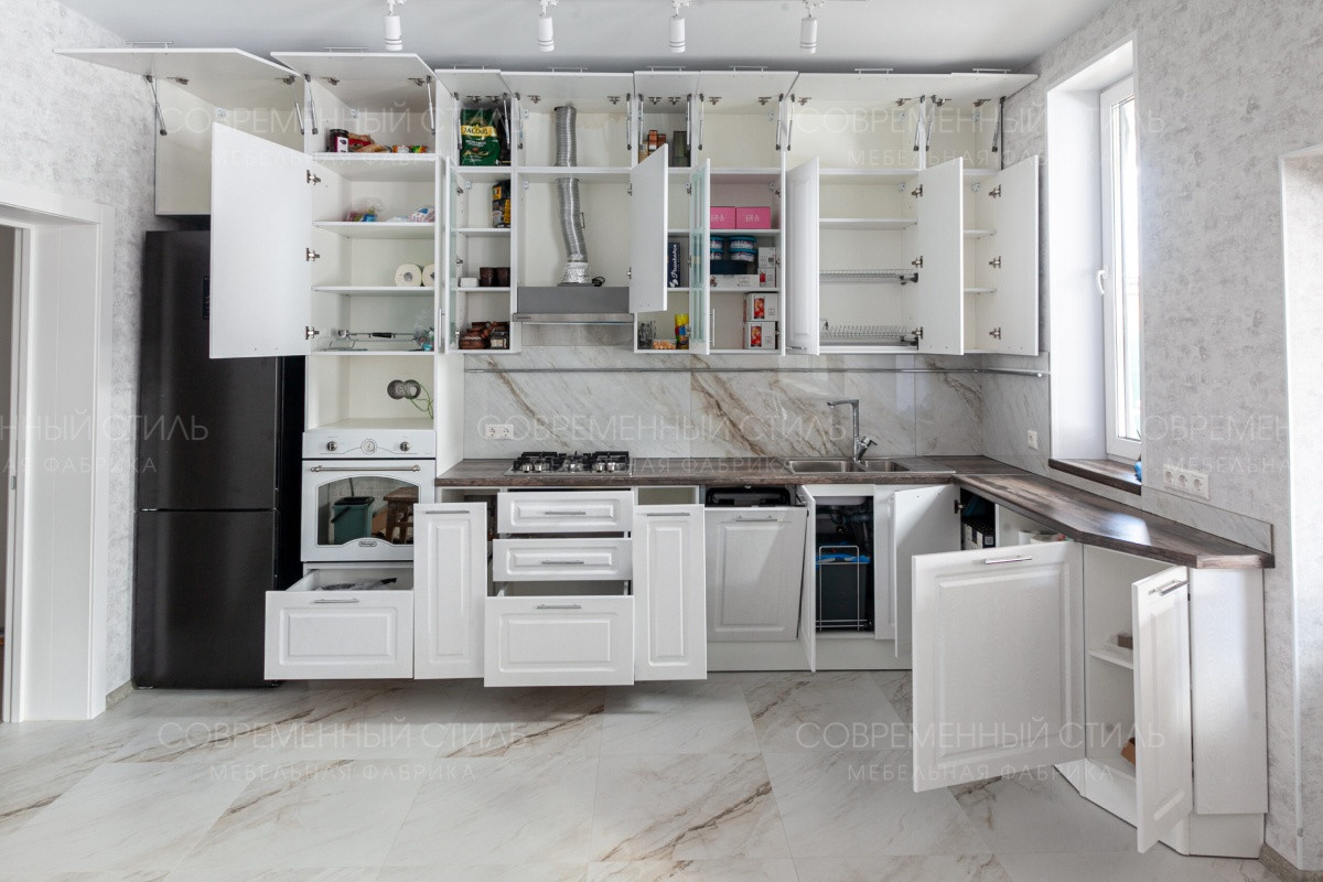 Кухня Эллада (кухня в загородный дом)