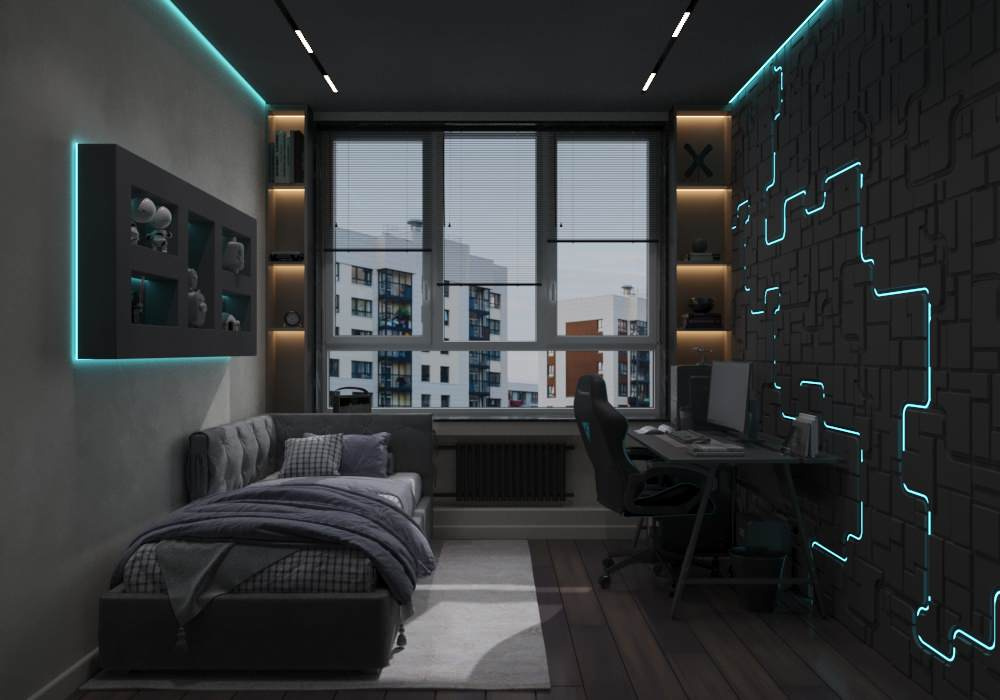 Квартира для супружеской пары и двух взрослых сыновей