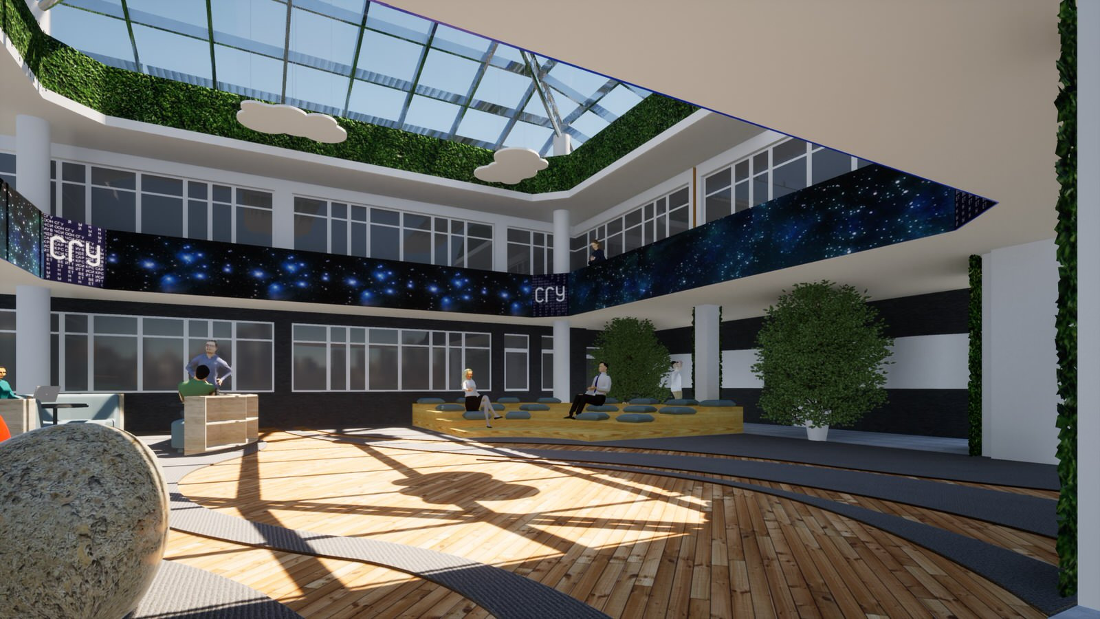 Вестибюль Сочинского университета в Центральном районе г. Сочи