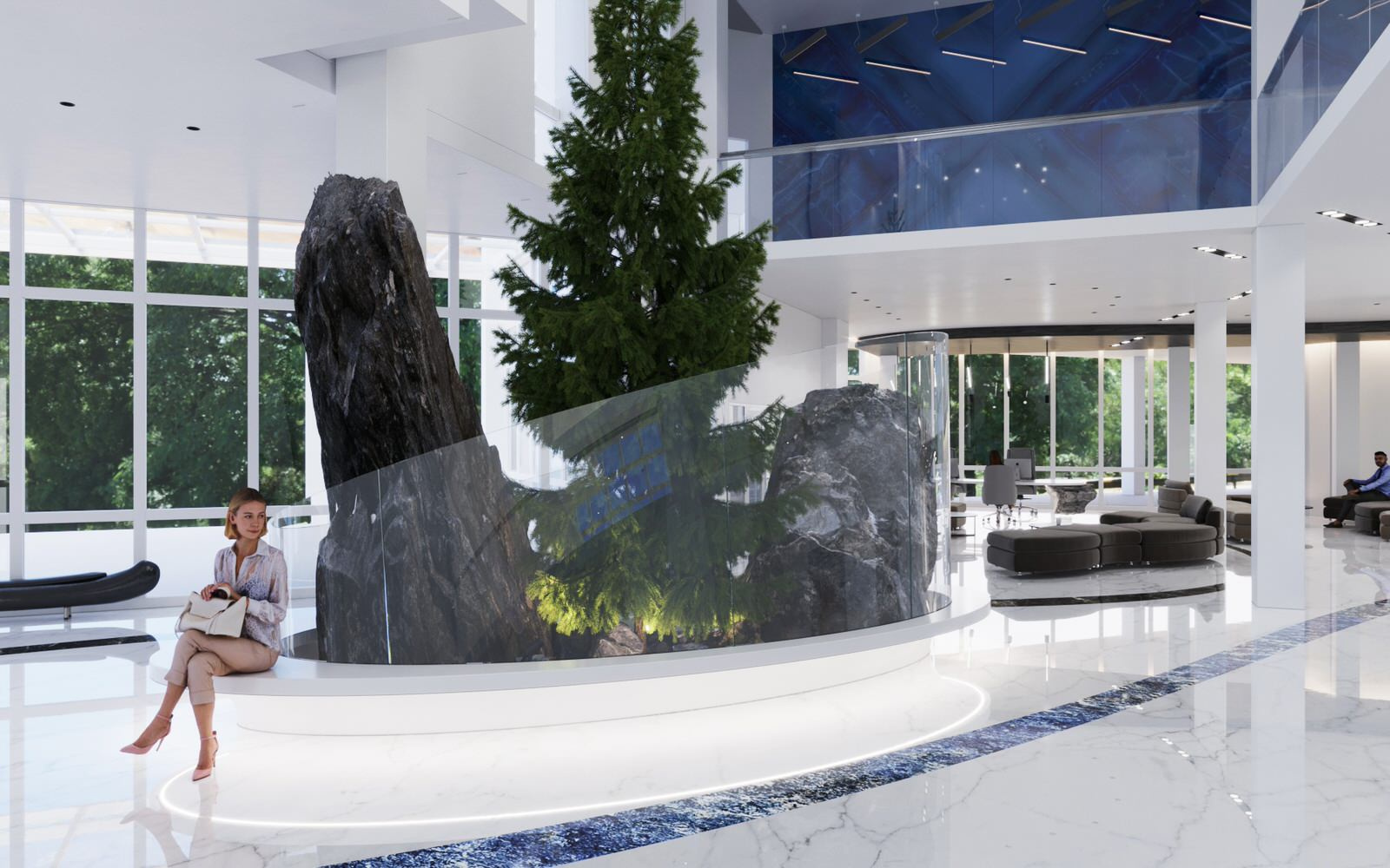 Концепция холла общественного здания