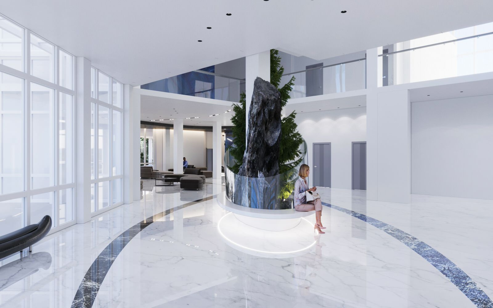 Концепция холла общественного здания