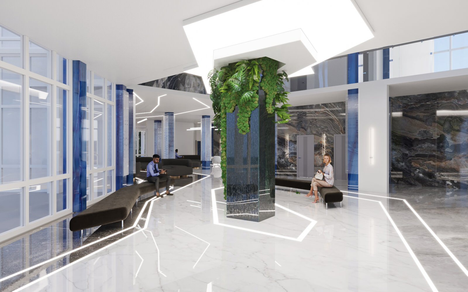 Концепция холла общественного здания