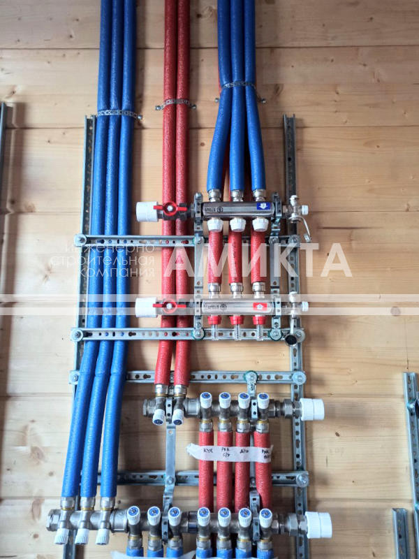 Инженерные системы для дома из бруса 215 м²