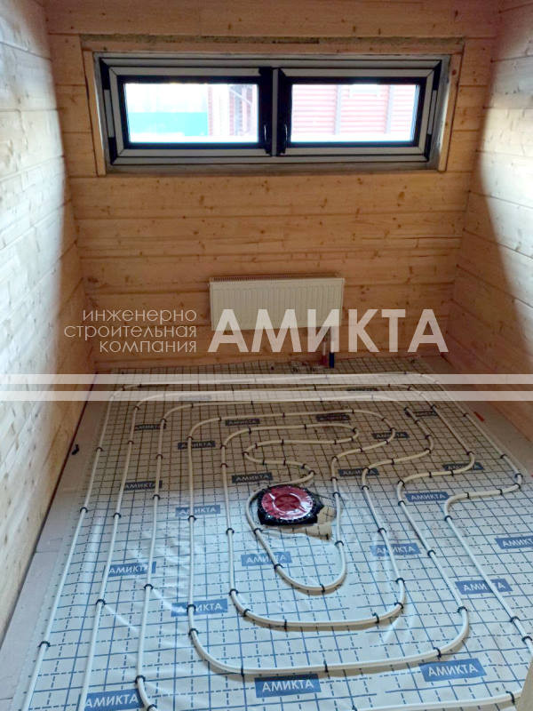Инженерные системы для дома из бруса 215 м²