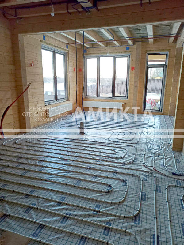 Инженерные системы для дома из бруса 215 м²