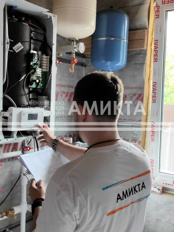 Отопление для каркасного дома 110 м²