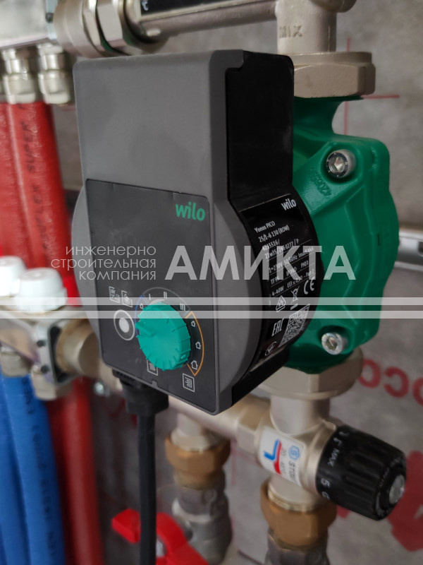 Отопление для каркасного дома 110 м²