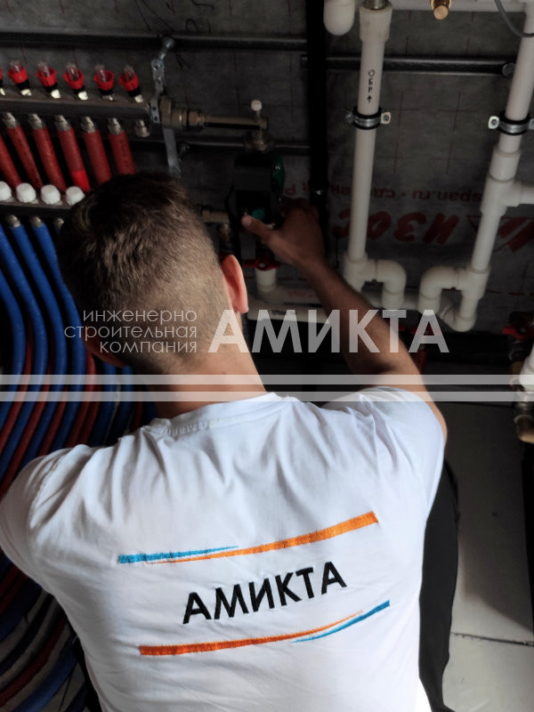 Отопление для каркасного дома 110 м²
