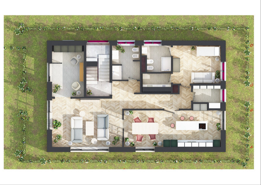 Progetto di ristrutturazione di una villa stile classico moderno