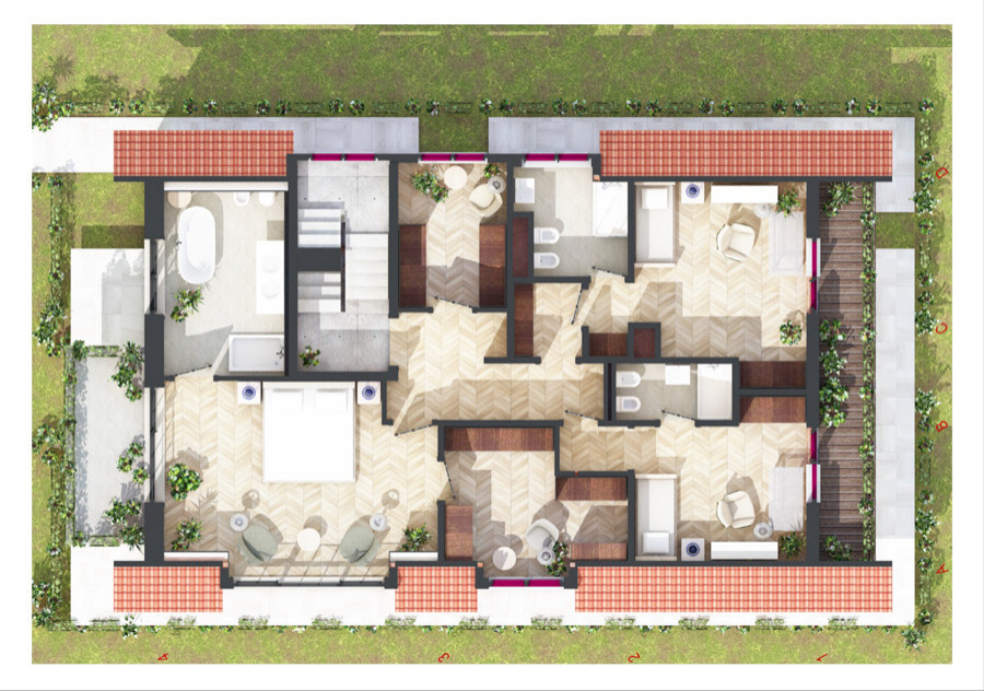 Progetto di ristrutturazione di una villa stile classico moderno