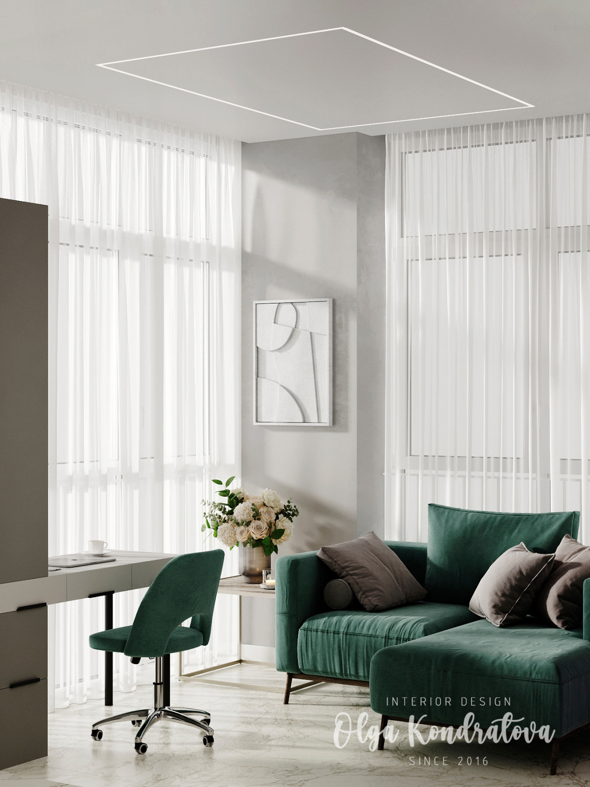 ЖК "Атмосфера в центре", 92 м2