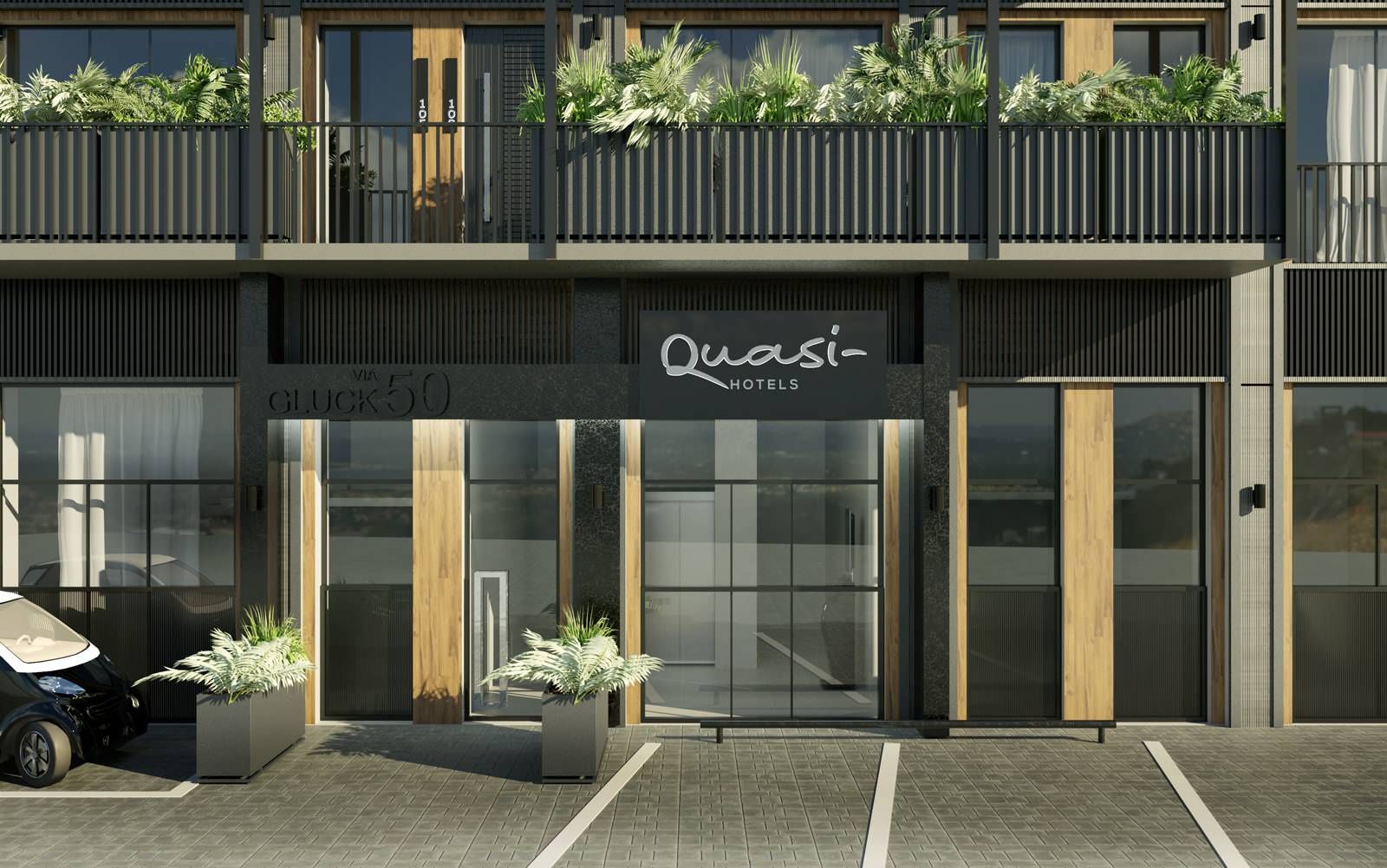 Il progetto di affitto a breve termine di un appartamento commerciale di lusso.