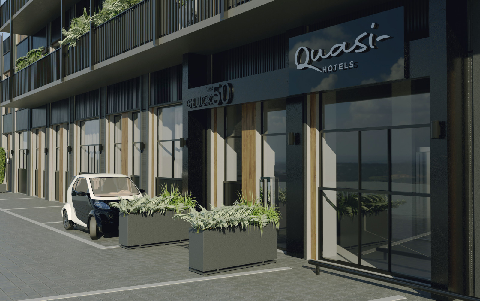 Il progetto di affitto a breve termine di un appartamento commerciale di lusso.