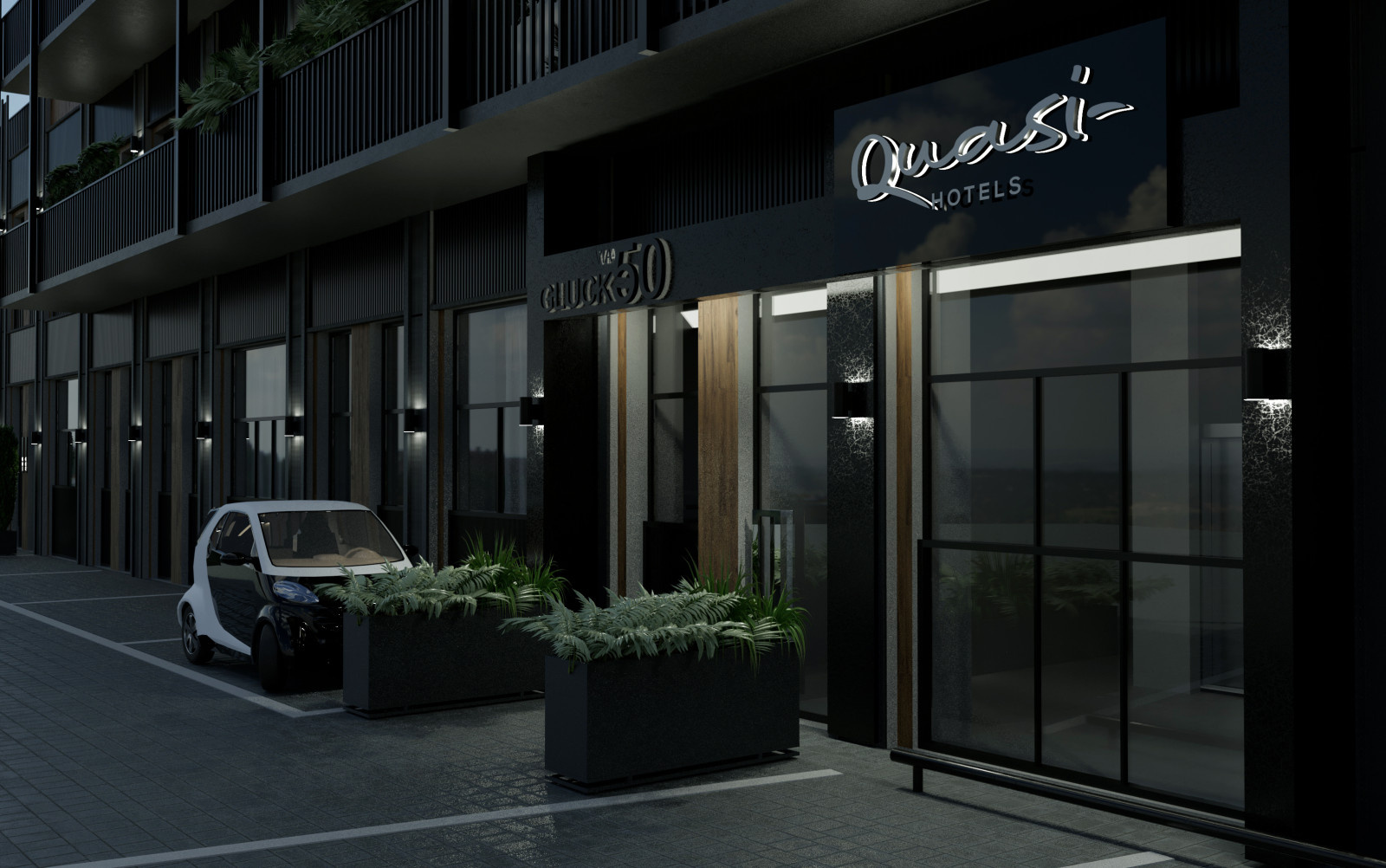 Il progetto di affitto a breve termine di un appartamento commerciale di lusso.