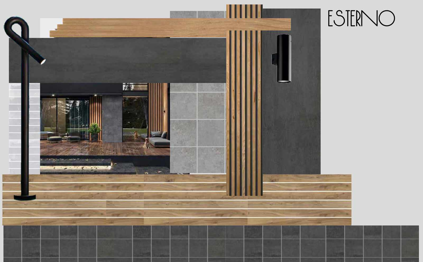 Villa in stile moderno minimalismo 2019.