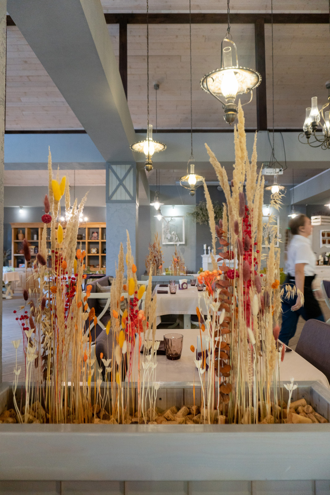 Флористическое оформление ресторана