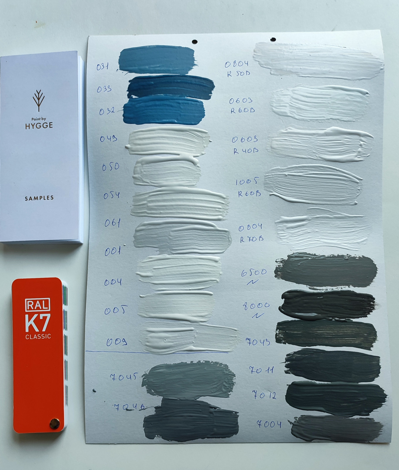 RAK Classic выкрасы цветов