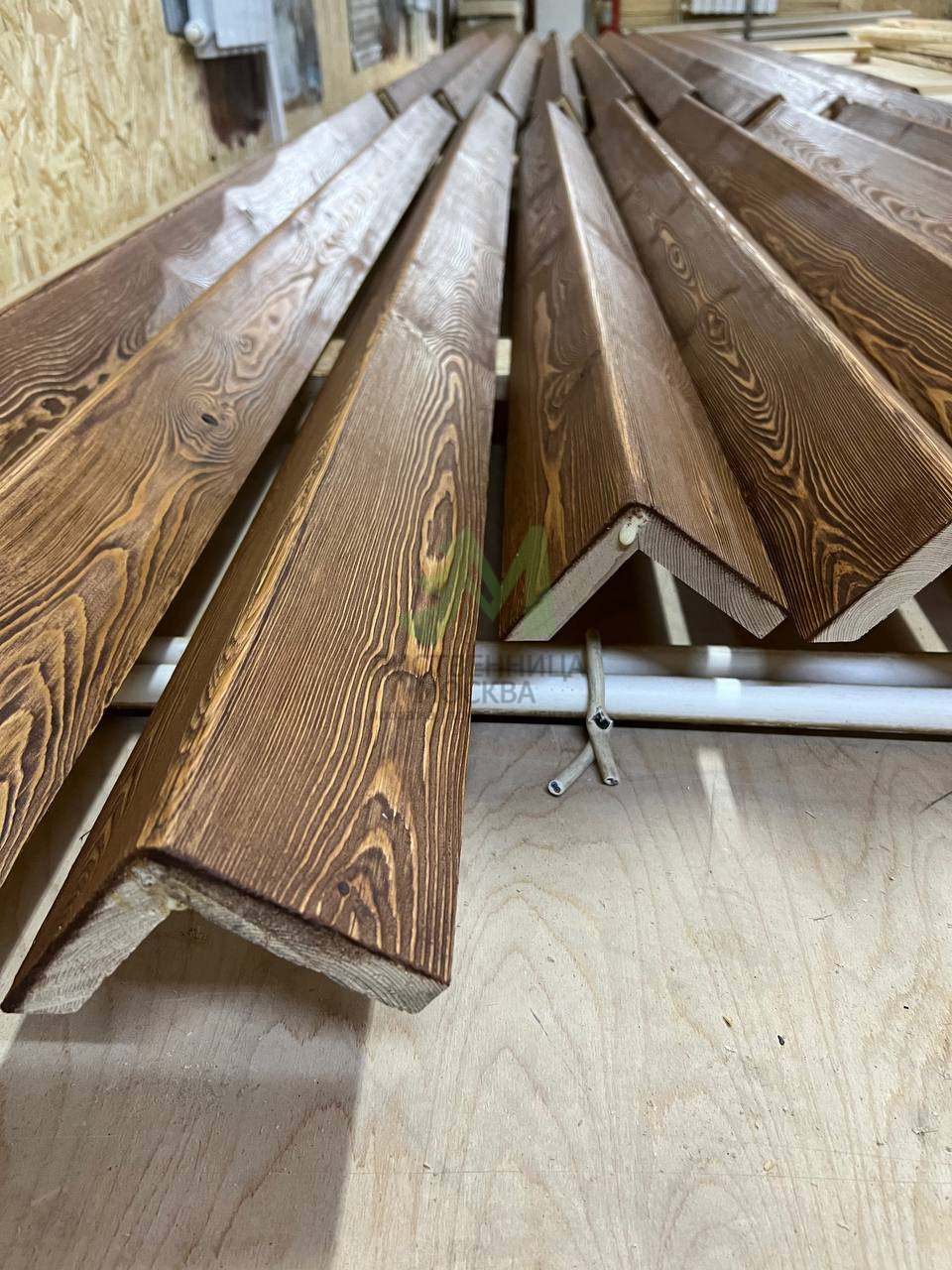 Изготовление фальшбалок (декоративных балок) из лиственницы, сосны