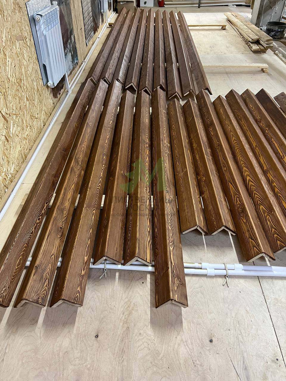 Изготовление фальшбалок (декоративных балок) из лиственницы, сосны