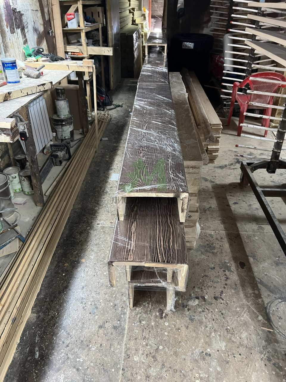 Изготовление фальшбалок (декоративных балок) из лиственницы, сосны