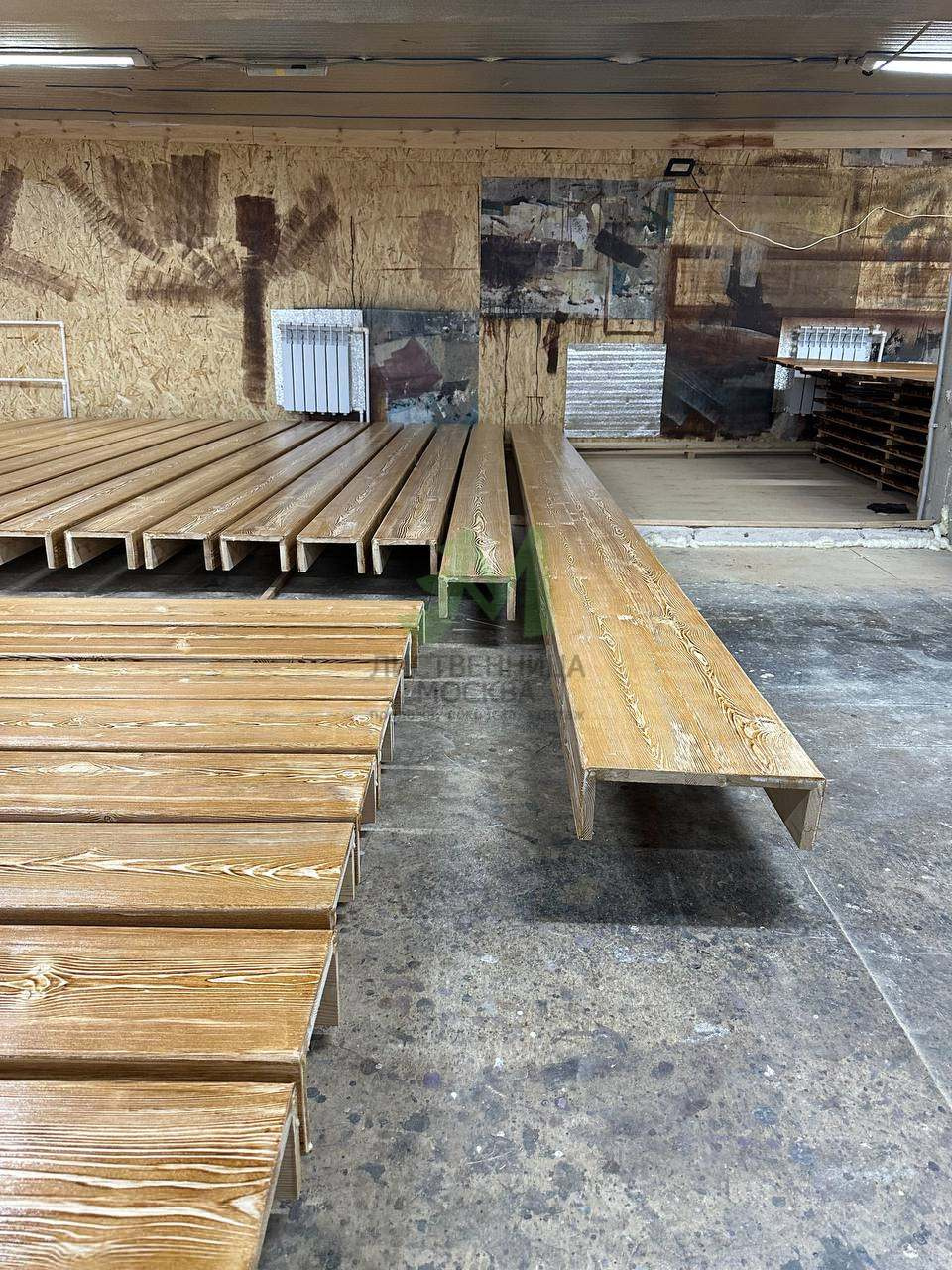 Изготовление фальшбалок (декоративных балок) из лиственницы, сосны