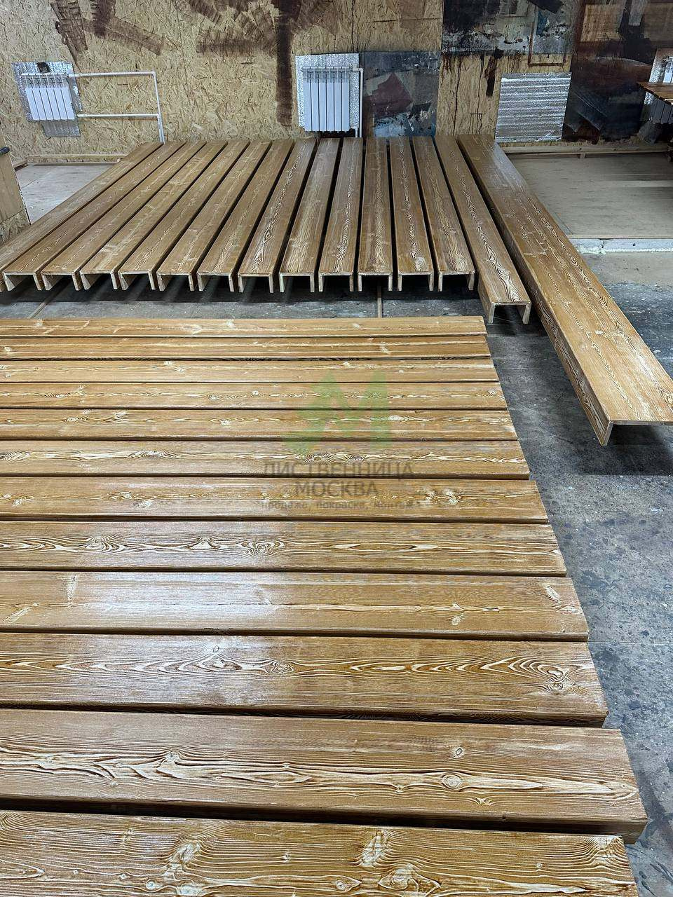 Изготовление фальшбалок (декоративных балок) из лиственницы, сосны