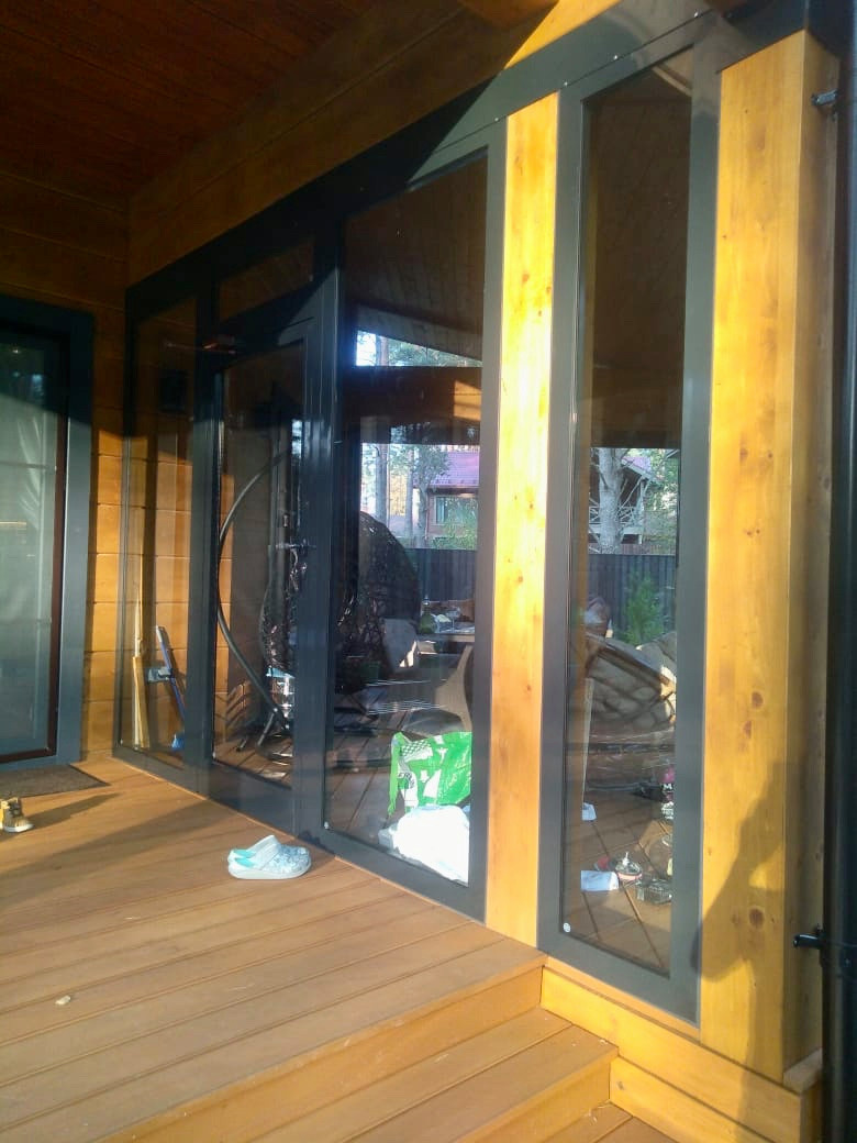 Беседки, террасы остекленные