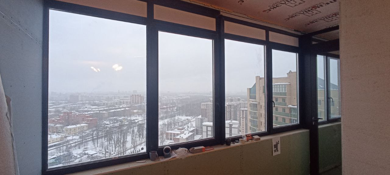 Замена холодного остекления на теплое