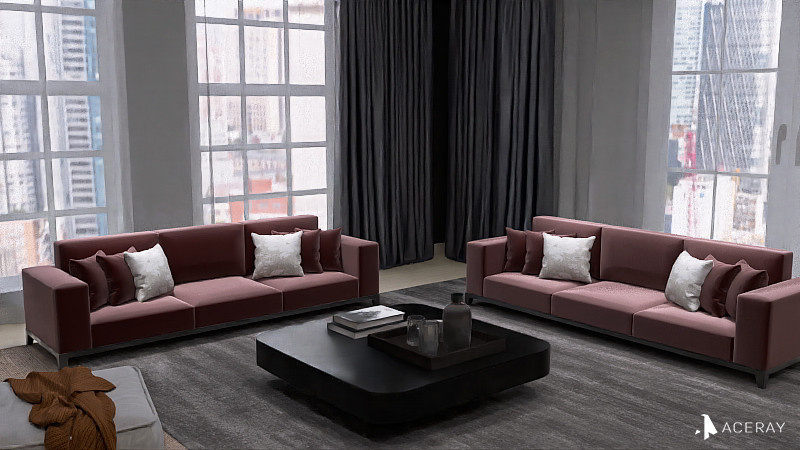 Обложка проекта: Дизайн решение для гостиной с панорамными окнами