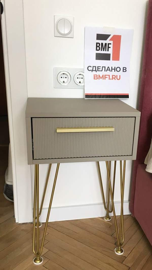 Комплект мебели с актуальной  фрезеровкой "волна"