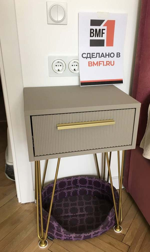 Комплект мебели с актуальной  фрезеровкой "волна"