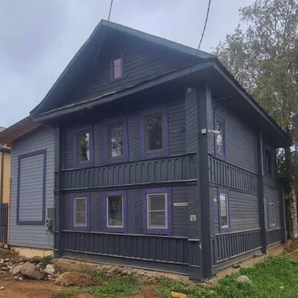 Ремонт старинного деревянного дома на Валдае