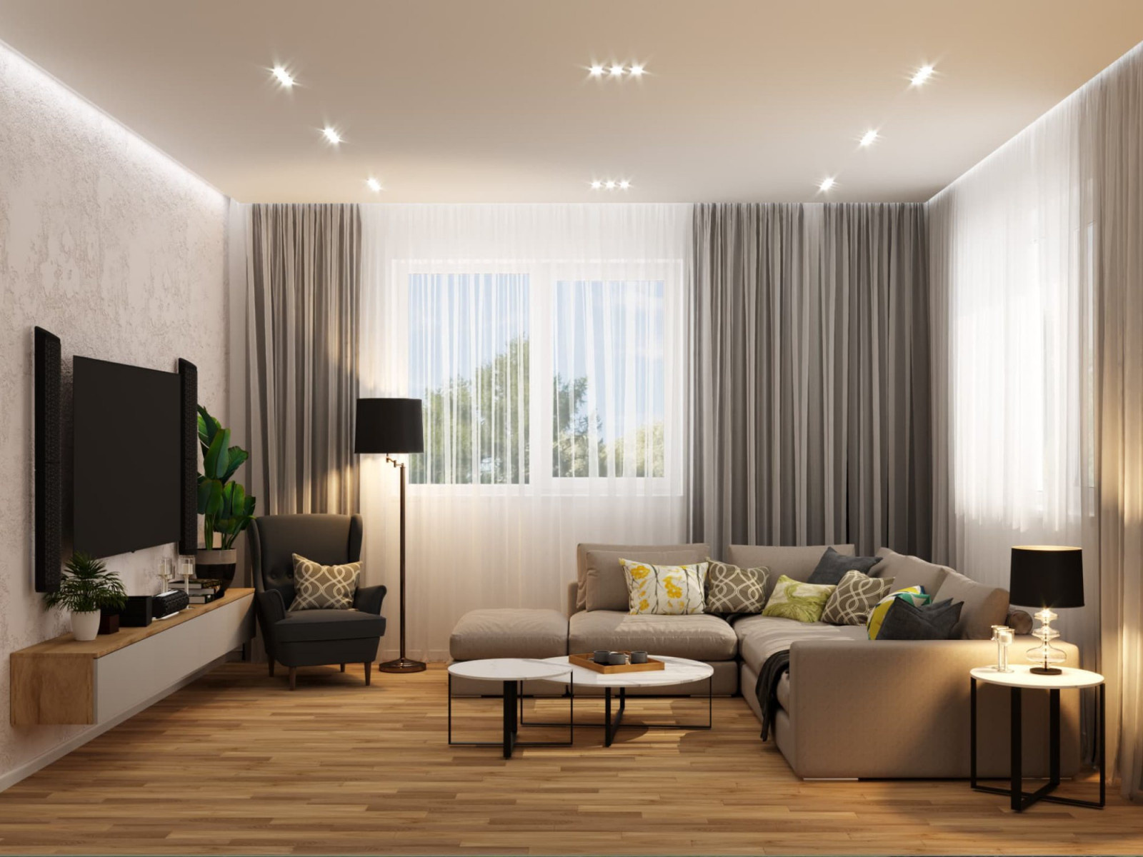 ЖК Румянцево Парк, 4 комнаты, 120 м²