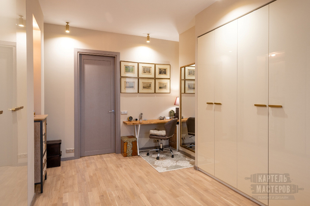 Капитальный ремонт двухкомнатной квартиры в стиле фьюжн