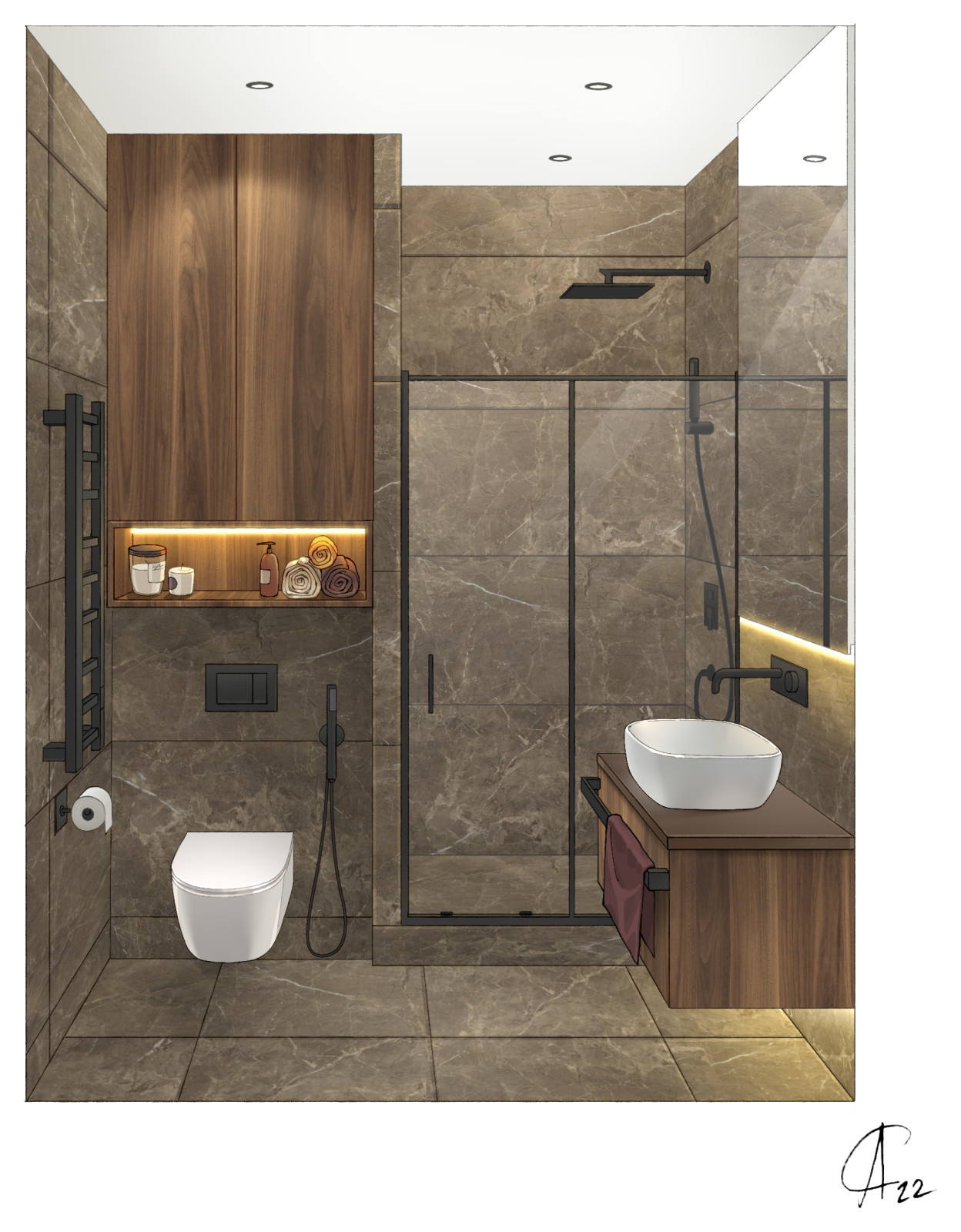 Квартира в стиле контемпорэри