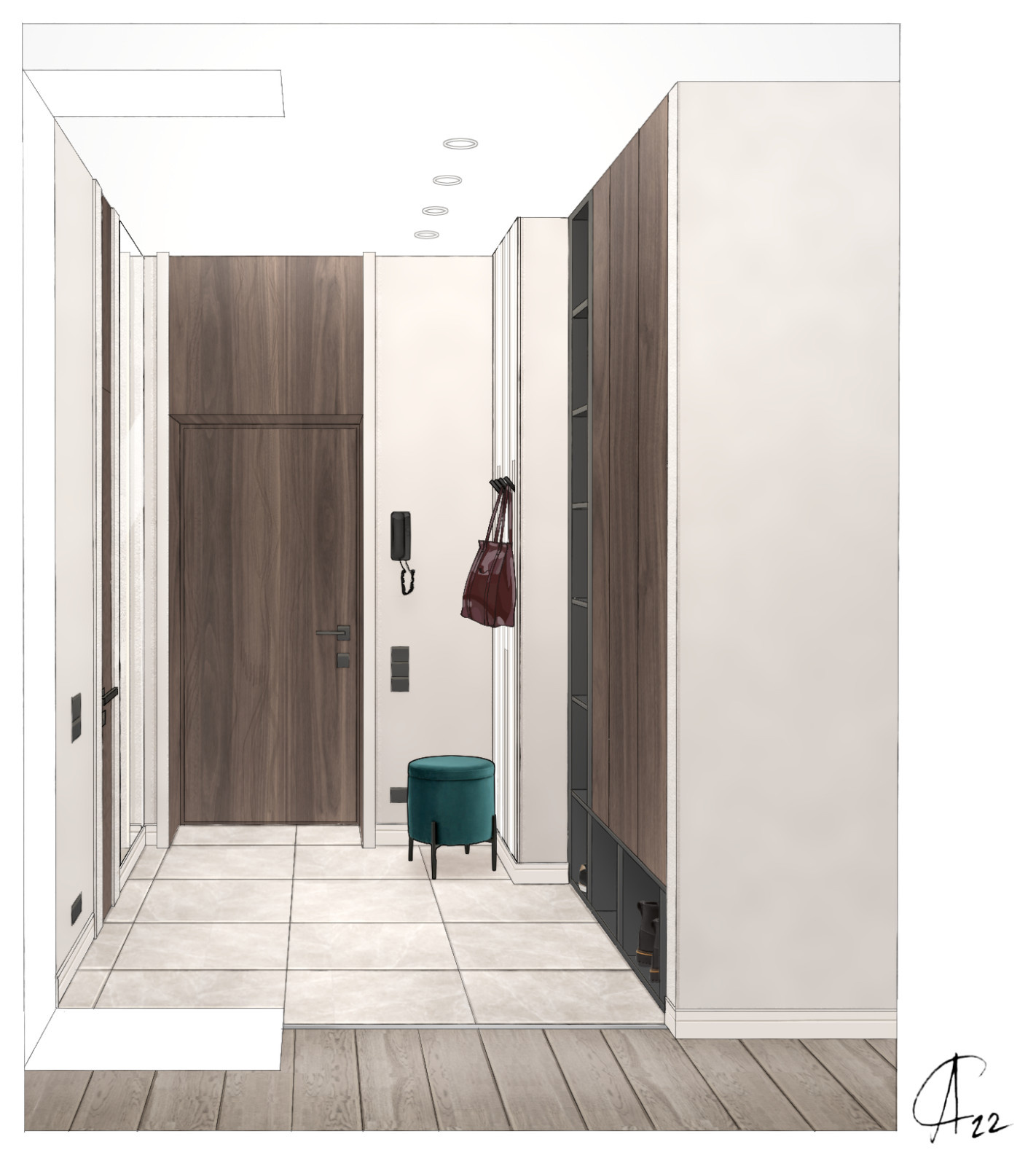 Квартира в стиле контемпорэри