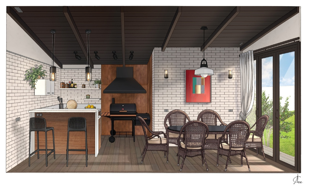 Летняя кухня