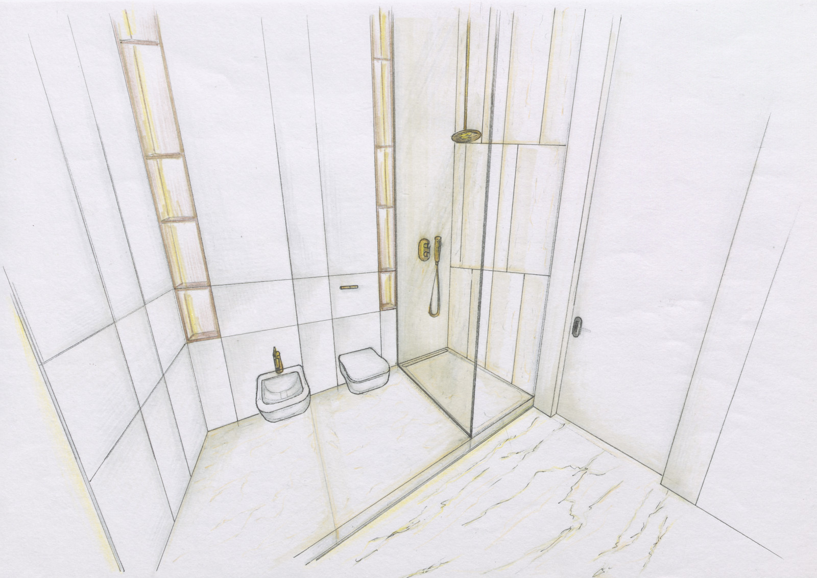 Secret Place. Эскизный проект (ручная подача)