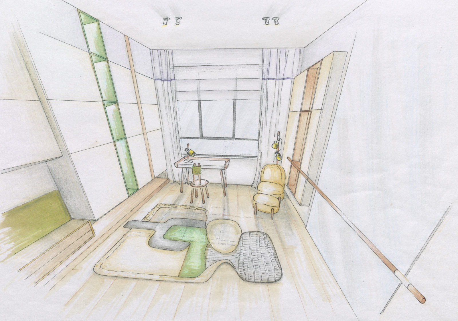 Secret Place. Эскизный проект (ручная подача)