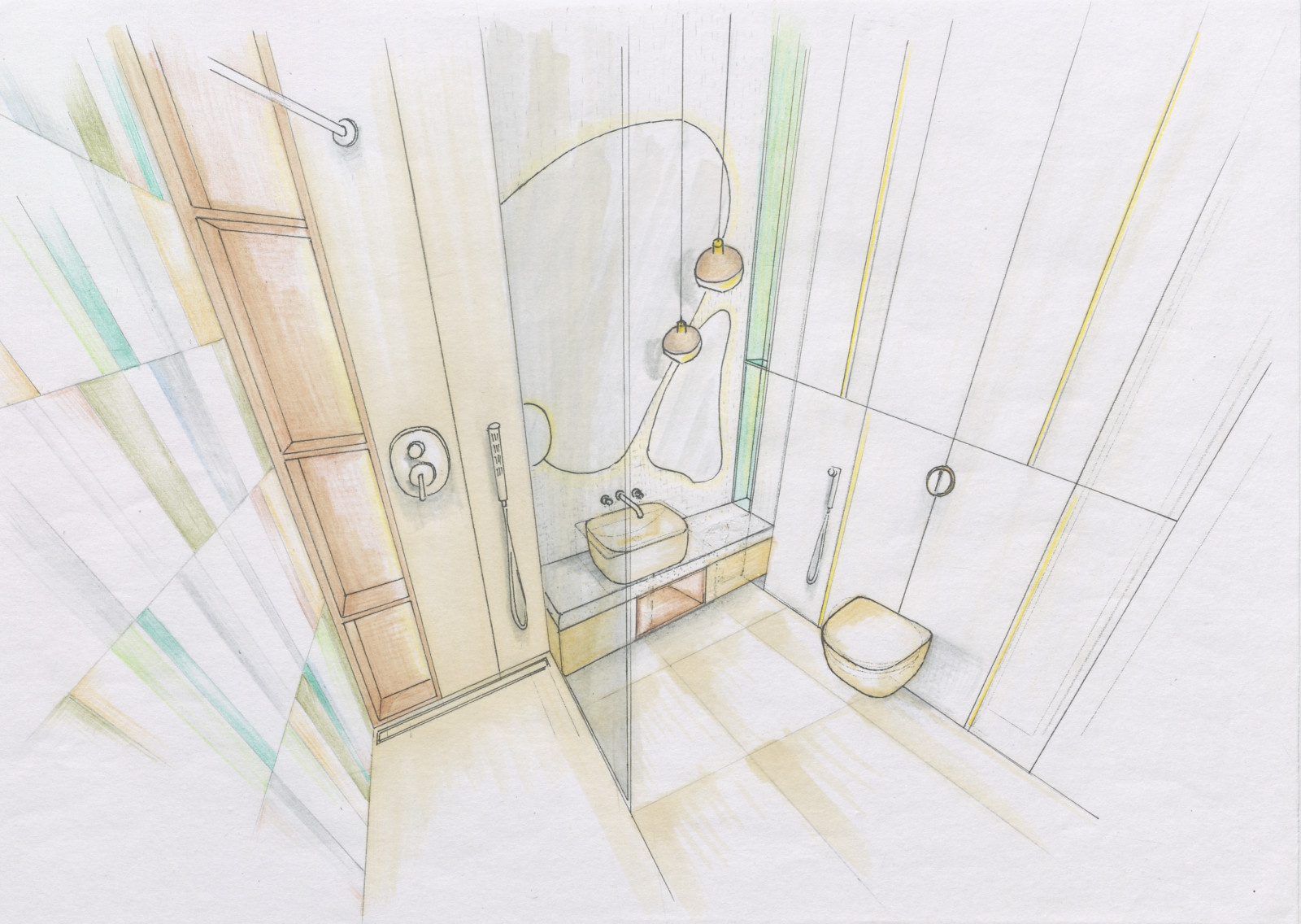 Secret Place. Эскизный проект (ручная подача)