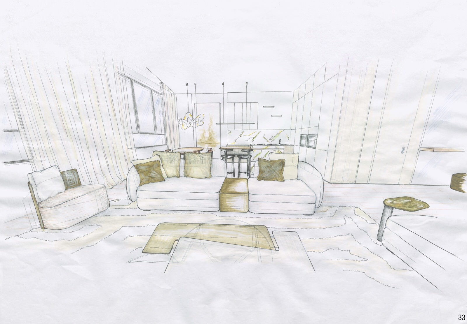 Secret Place. Эскизный проект (ручная подача)