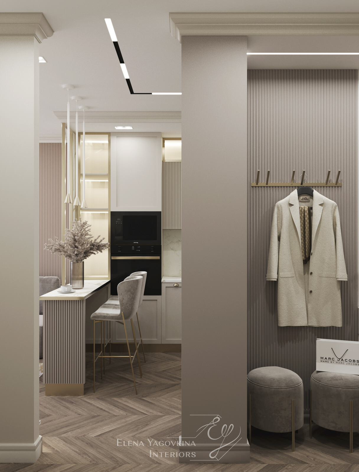 Обложка проекта: Проект квартиры в ЖК Макаровский