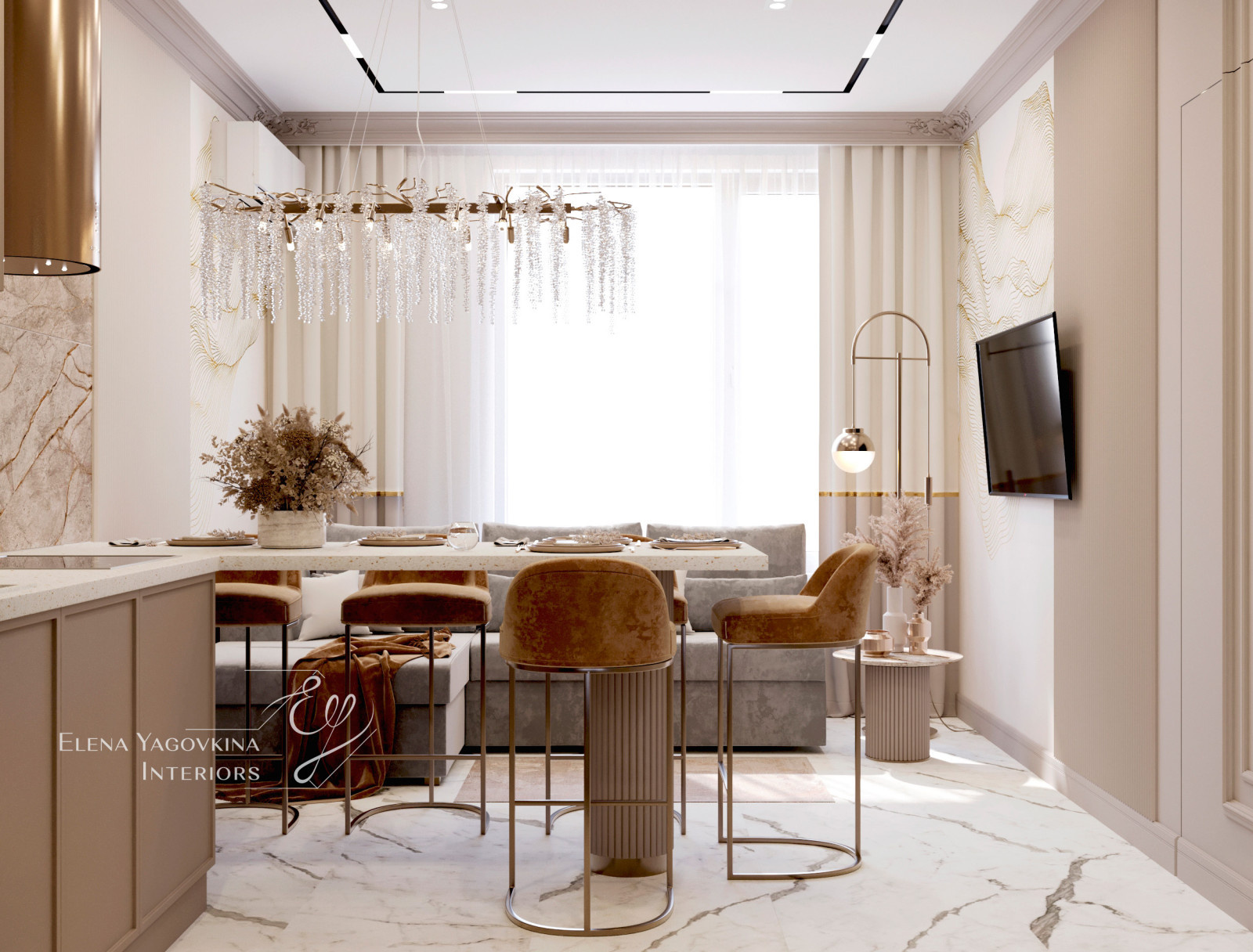 Проект квартиры в ЖК Резиденция